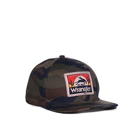 Outdoor Cap Wrangler Patch Logo Cap, Generic Camo, One Size Fits Most WRA-110